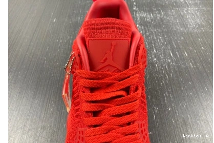 Jordan 4 Red Flyknit Retro 1009